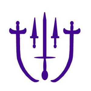 the emblem or banner of the Valor Alliance, a coalition of fantasy nations in Areaer by Raina Nightingale